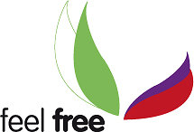 Home. Feel Free logo